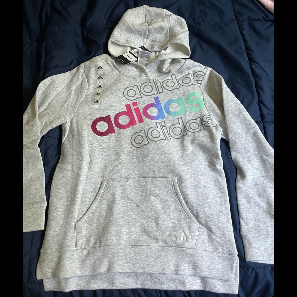 Brand New Adidas Hooded Sweatshirt